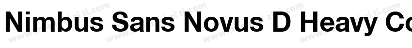 Nimbus Sans Novus D Heavy Conde Reg字体转换